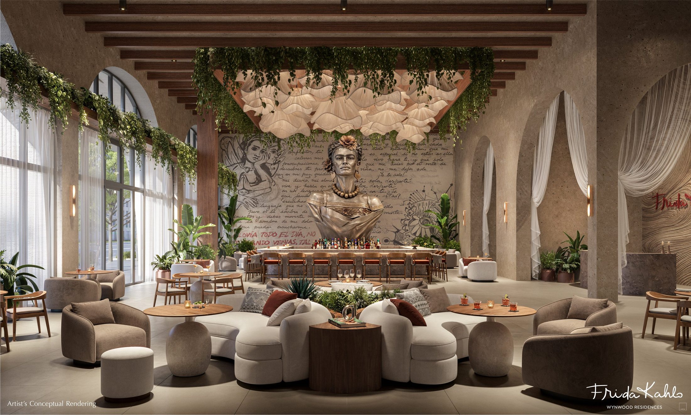 Speakeasy lobby bar